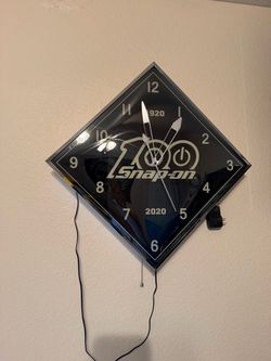 Snap on clock