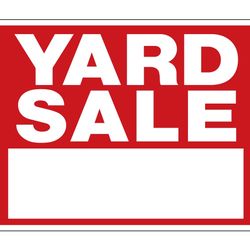 Yard Sale Friday March 28
