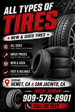 NEW AND USED TIRES FOR SALE
