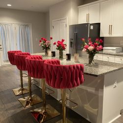 Pink Bar stools