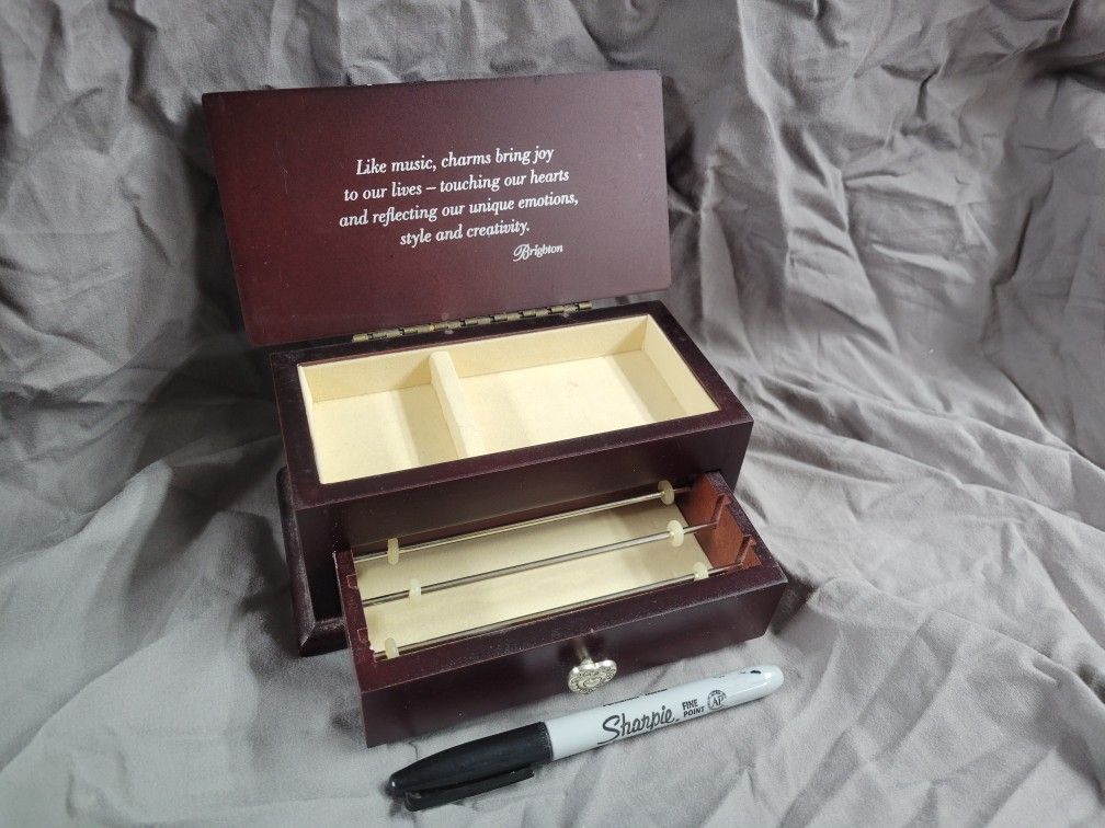 Brighton Mohogany Jewelry Box