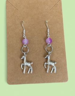 Deer earrings