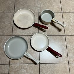 4 Ceramic Pans