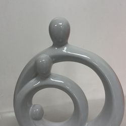 White Ceramic Vaudagio Stylish Sculpture