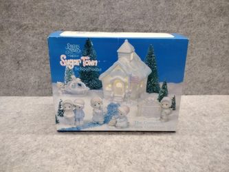 Precious Moments Sugar Town Schoolhouse 6-Piece Set 1997