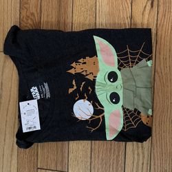 Star Wars 2XL Baby Yoda Halloween T Shirt Women-NWT