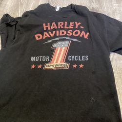 Gently used $5Harley Davidson Motor Cycles Tshirt sz. XL black UNISEX  $5