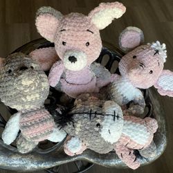 Handmade Winnie The Pooh Mash Up Set 