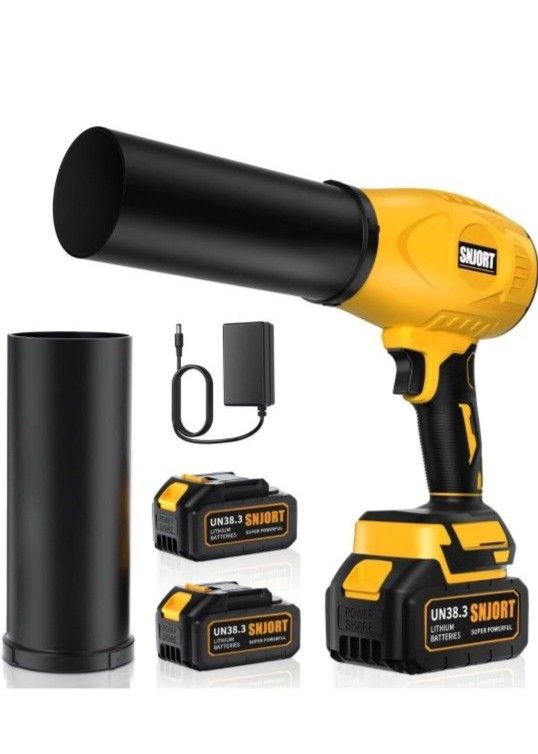 Leaf Blower Cordless with 2 battery and charger,