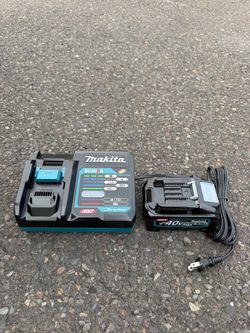 Makita 40v battery and charger