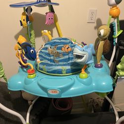 Bright Starts Disney Baby Finding Nemo Sea of Activities Baby Activity Center Jumper with Interactive Toys