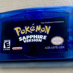 Gameboy Advance Pokemon Sapphire