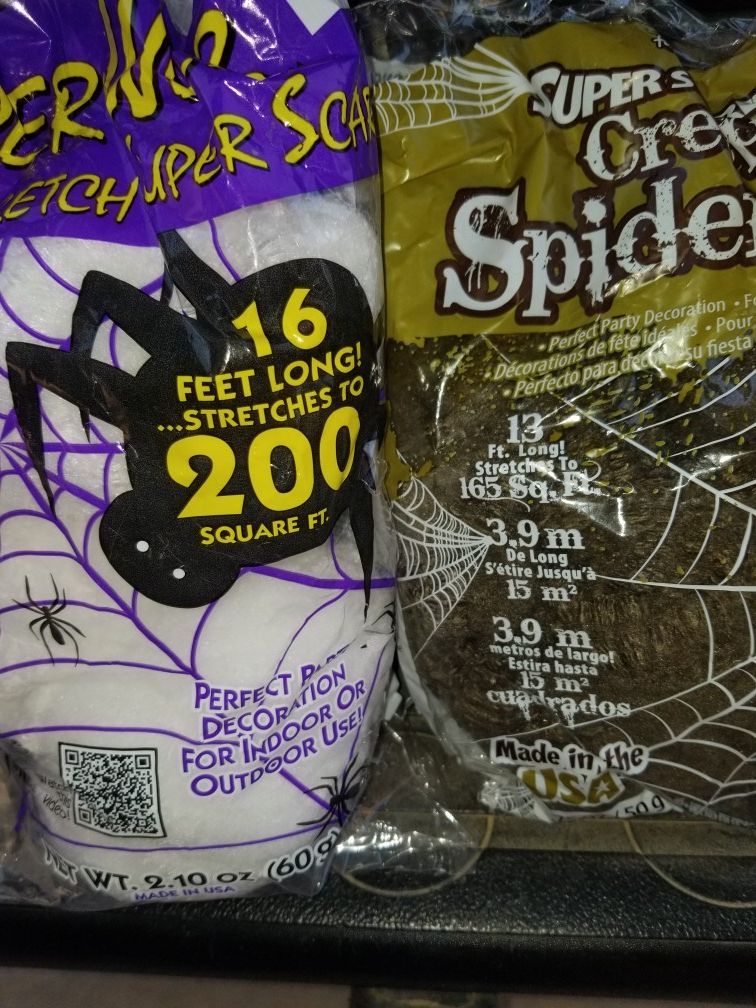 Halloween Decor ~ Spider Webb ~ $1.