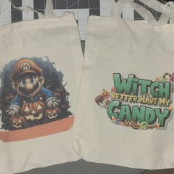 Custom Trick Or Treat bags 