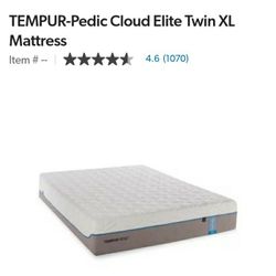 TUMPER-PEDIC CLOUD ELITE TWIN XL MATRESS 