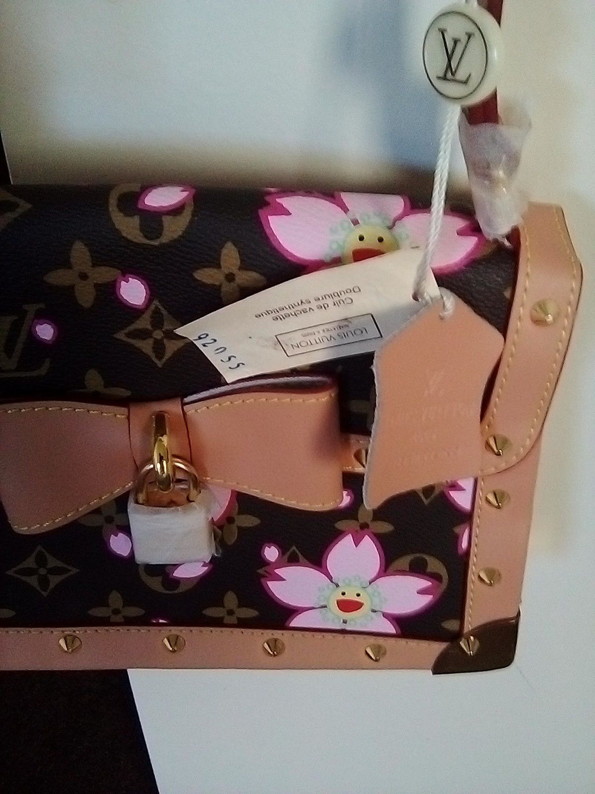 Louis Vuitton x Takashi Murakami Cherry Blossom Monogram Pink Color Bag  Pochette for Sale in Village, OK - OfferUp