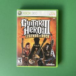 Xbox 360 Guitar Hero III 3 Video Game  Legends of Rock w manuals 2007  