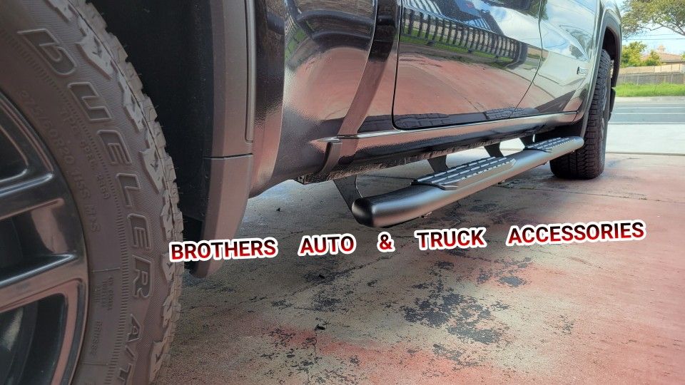 Running Board Side Step Estribos Trifold Tapas para Trocas