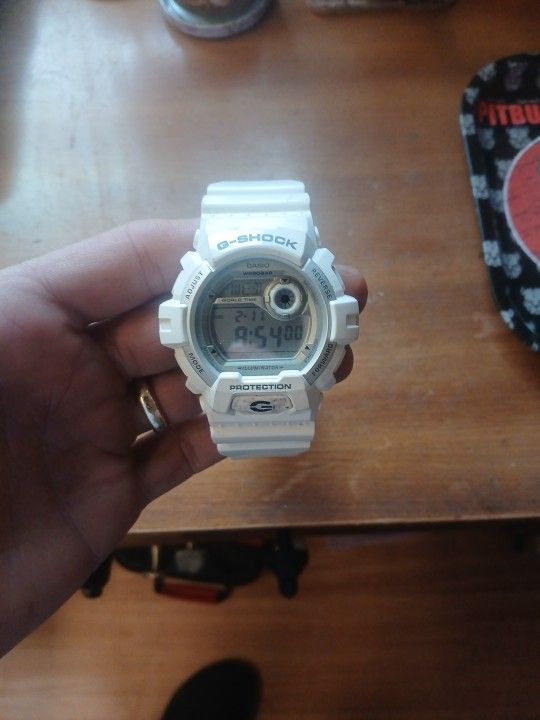 G Shock All White Watch