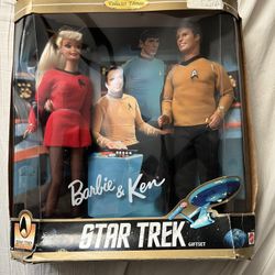 Barbie and Ken 30th Anniversary Star Trek Giftset
