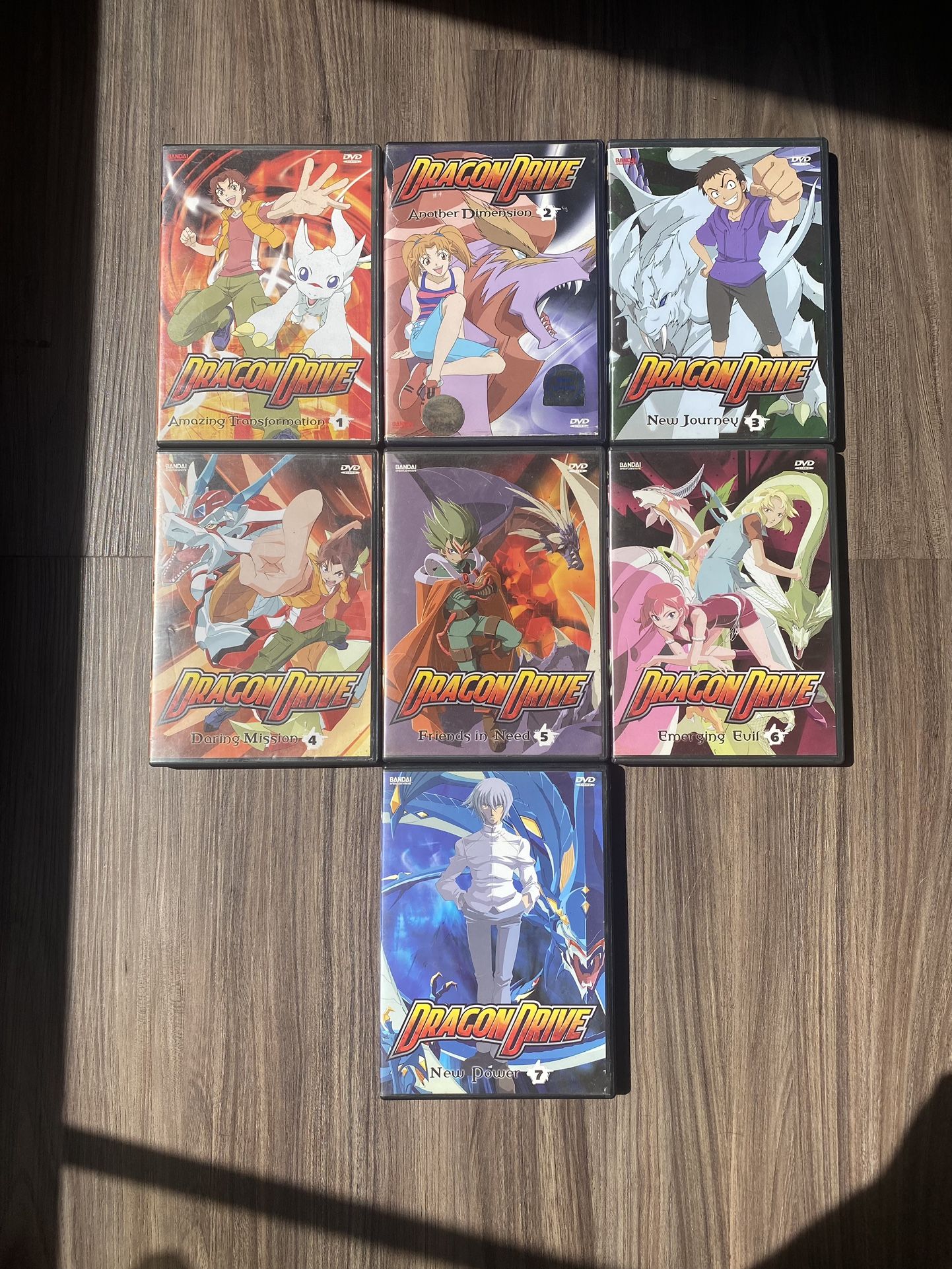 Dragon Drive - Volumes 1-7 DVD, 2006, 4-Disc Set Episodes 1-26 Anime