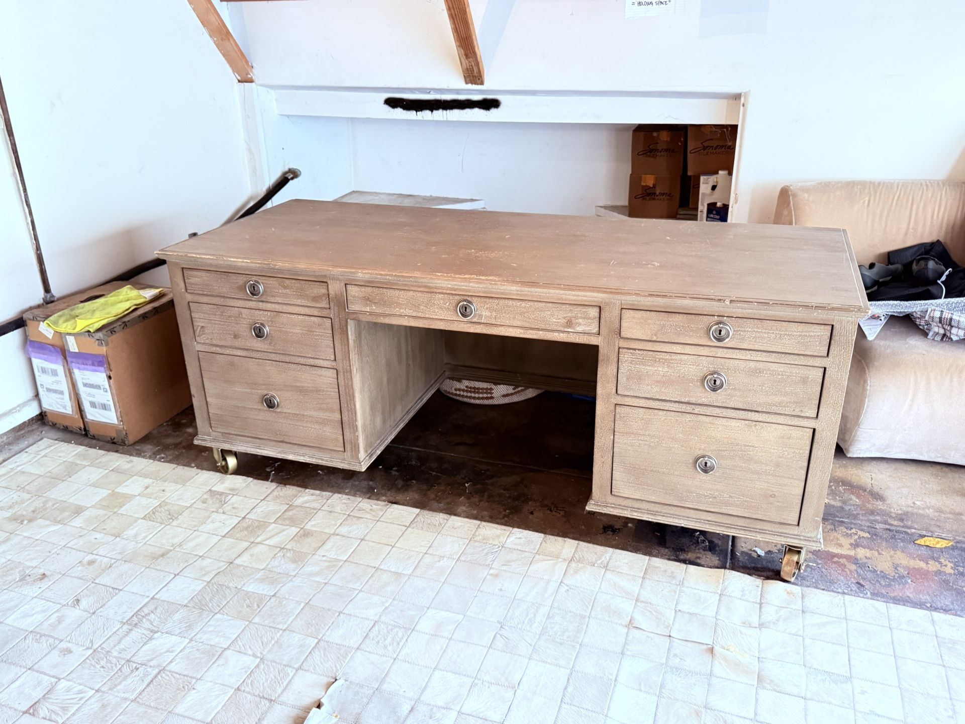 Restoration Hardware St James Executive Desk