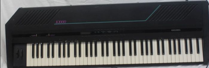 Kurzweil K1000 Digital Synthesizer Keyboard Piano