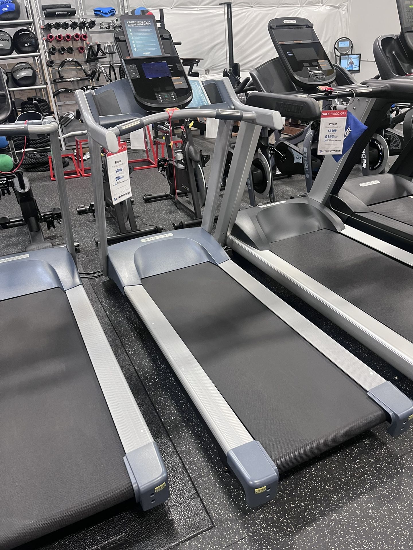 Precor Treadmill 223 NEW: Full Warranty And 0% Financing Available