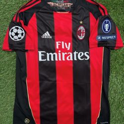AC Milan Vintage Jersey Ronaldinho, Size L (ALL SIZES AVAILABLE)