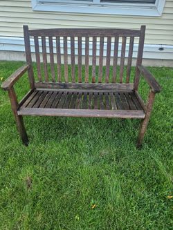 Teak bench