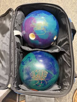 Rogue Cell & Victory Road Bowling Balls with Bag