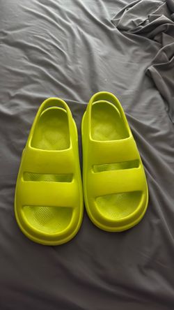 Neon sandals