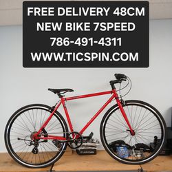 FREE DELIVERY 48CM NEW BIKE 7SPEED 