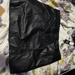 Leather Skirt 