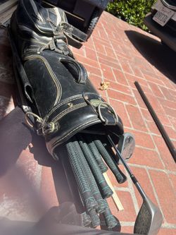 Vintage Golf Set And Bag