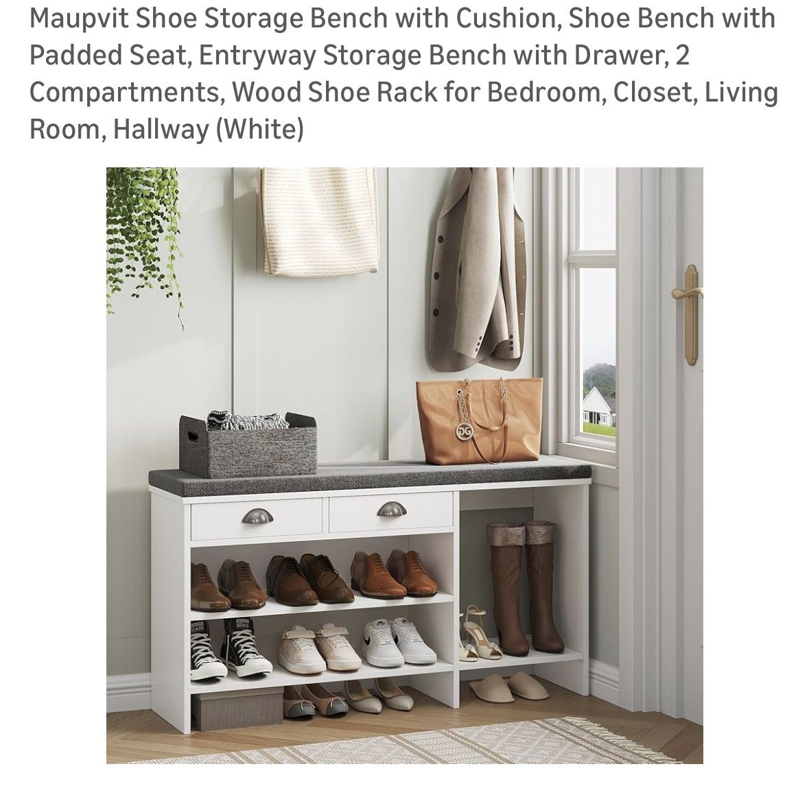 Brad New Shoe Rack Bench