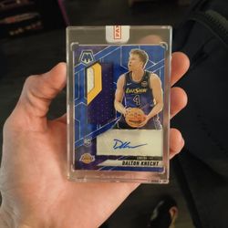 2024 Panini Mosaic Dalton Knecht Autographed Rookie Card 