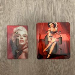 Marilyn Monroe Light switch Covers 