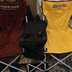 Corona Double Camping Chair W/Cooler