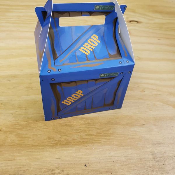 fortnite supply drop party favor boxes - supply drop crate fortnite