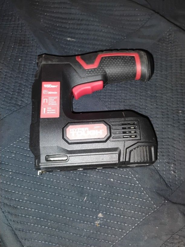 Hyper Tough 4 Volt Power Tool Cordless Staple Gun