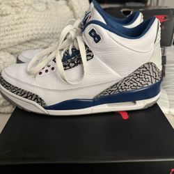 True Blue 3 Jordans