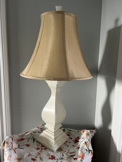 Table Lamp Solid Wood $25