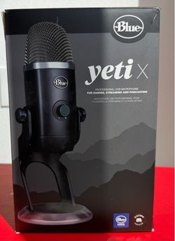 Blue Yeti X Professional USB Microphone