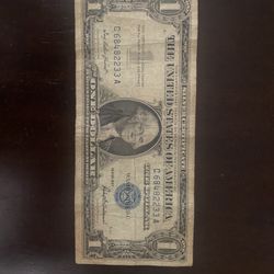 1957 US One Dollar Silver Certificate 