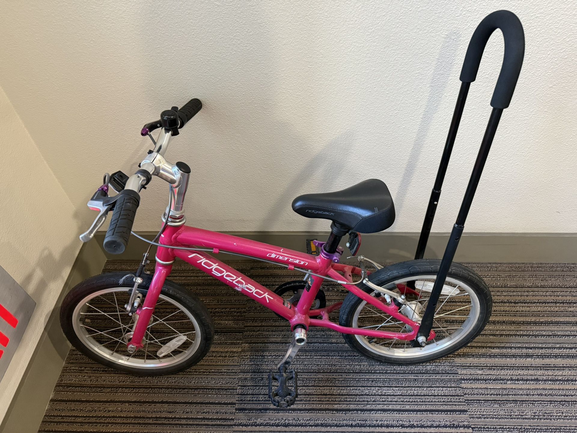 12inch Girls Bike W/training Handle