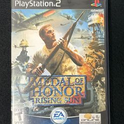 Medal Of Honor: Rising Sun( PS2 CIB+ Manual)