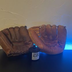 Vintage Baseball Gloves 1950s