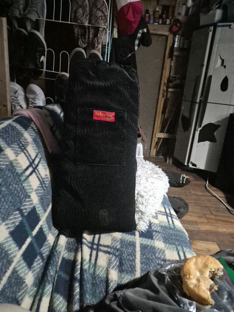 Zip Up Padded Suede bag