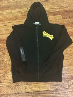 OFF-WHITE Firetape Arrow Zip Up Hoodie